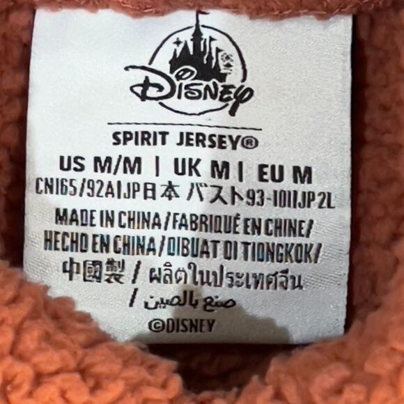 Disney Disneyland Spirit Jersey Rose Gold Super Soft Sherpa Hoodie Adult Medium - Picture 4 of 8